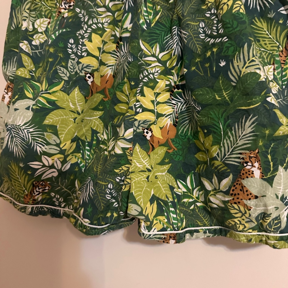 Printfresh Green Jungle Print Skirt